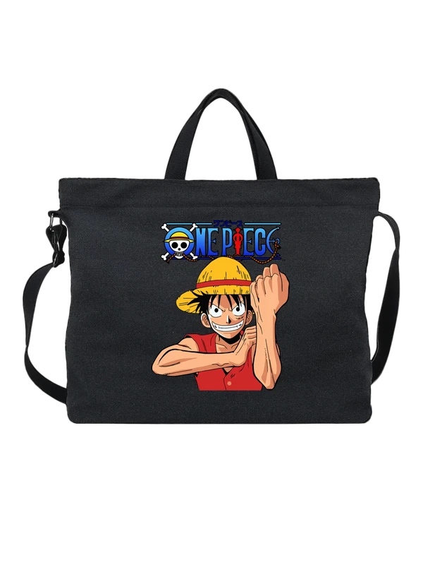 Сумка Луффи из One Piece в соломенной шляпе — Чёрная, фото 1