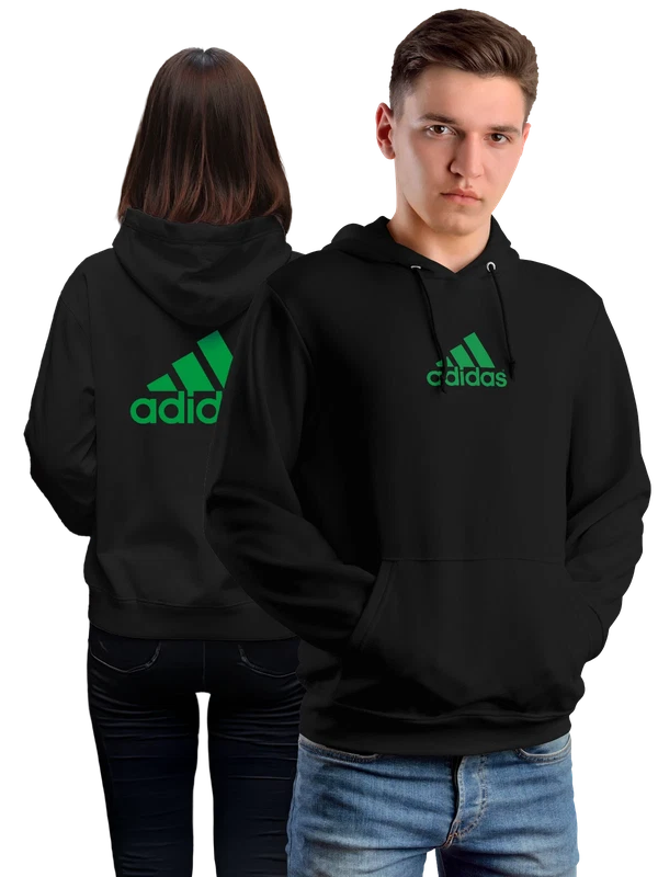 Худи Adidas — Чёрная, фото 1