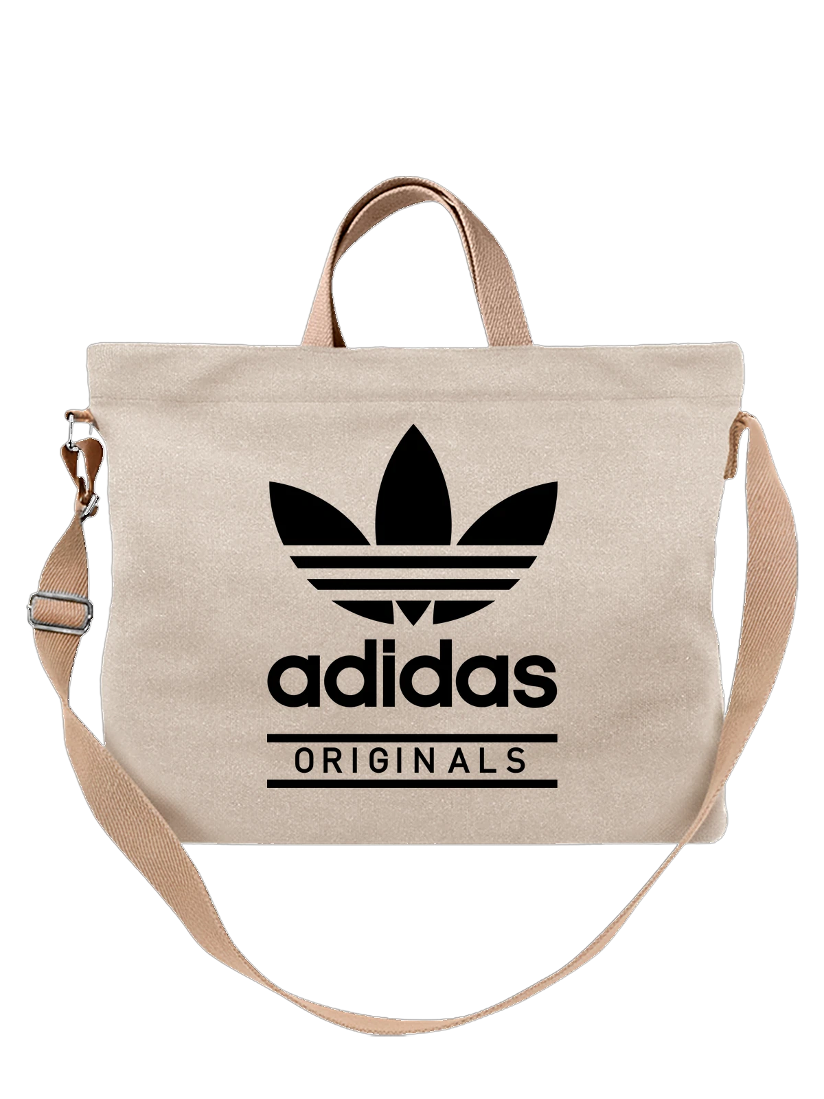 Сумка Adidas белая с принтом — нижняя строка — Белая, фото 1