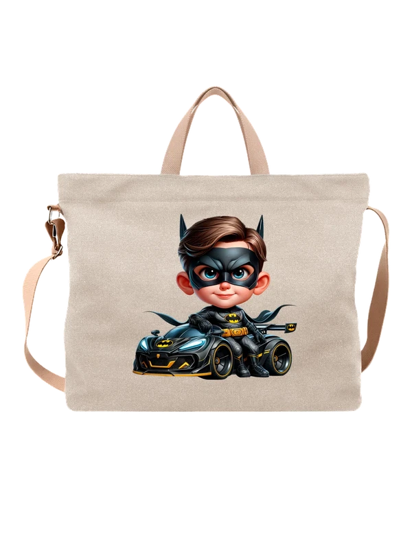 Сумка мальчик Бэтмен Batman — Белая, фото 1