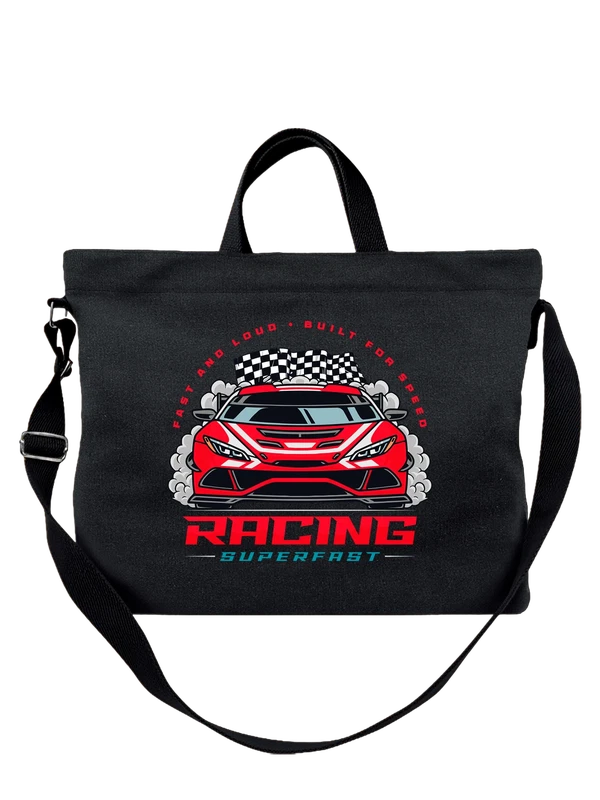 Сумка гоночное авто racing — Чёрная, фото 1