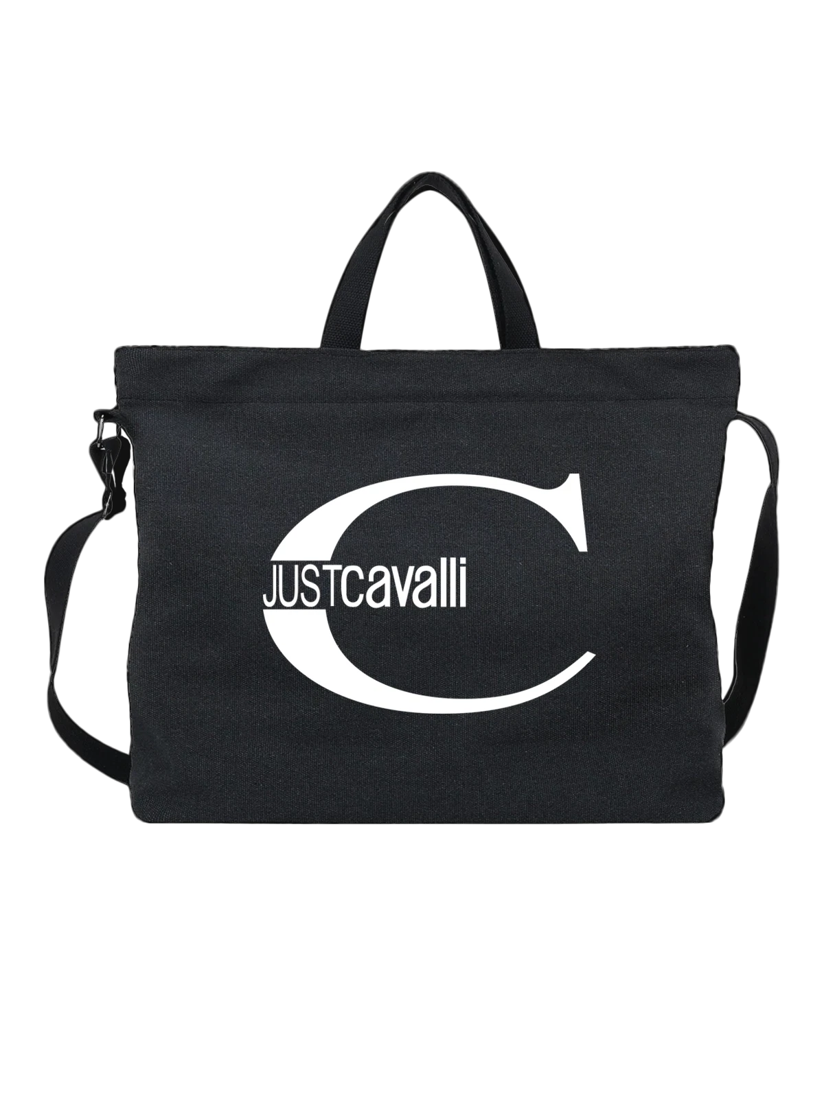 Сумка Just Cavalli чёрная с принтом — анималистическая мода — Чёрная, фото 1