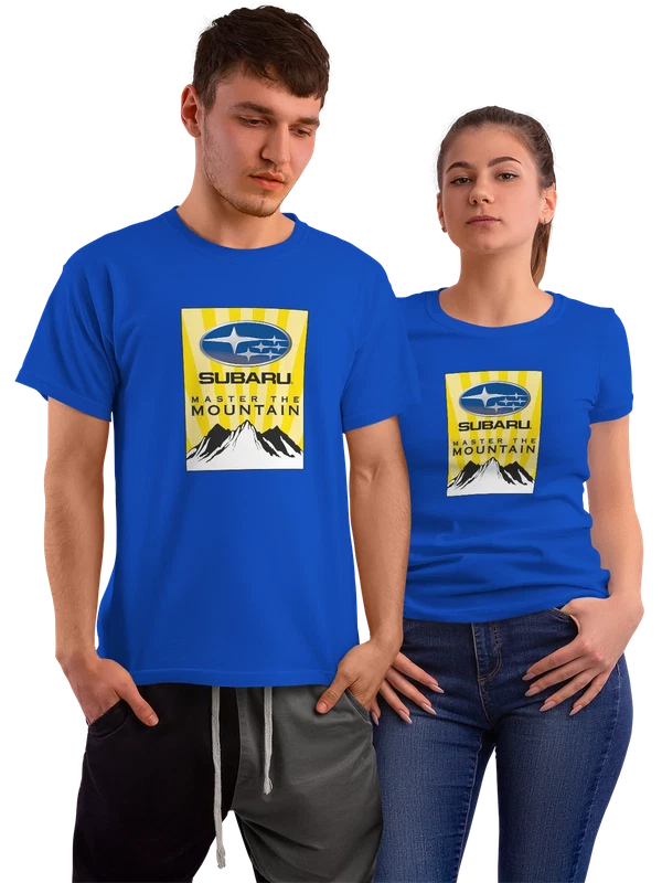 Футболка Subaru — Синяя, фото 1