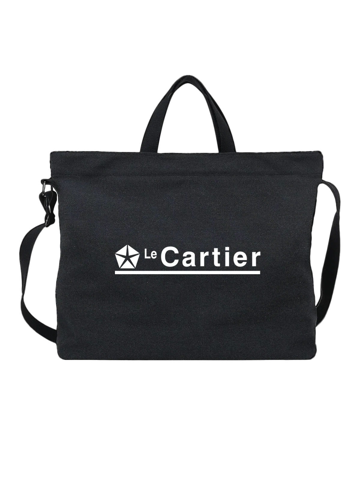 Сумка Cartier чёрная с принтом — премиальные наручные часы — Чёрная, фото 1