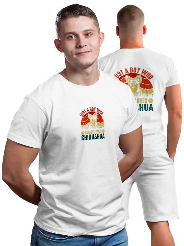 Футболка чихуахуа — Белая, фото 1