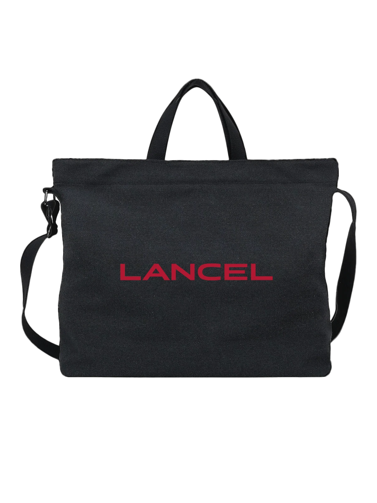 Сумка Lancel чёрная с принтом — парижская роскошь — Чёрная, фото 1