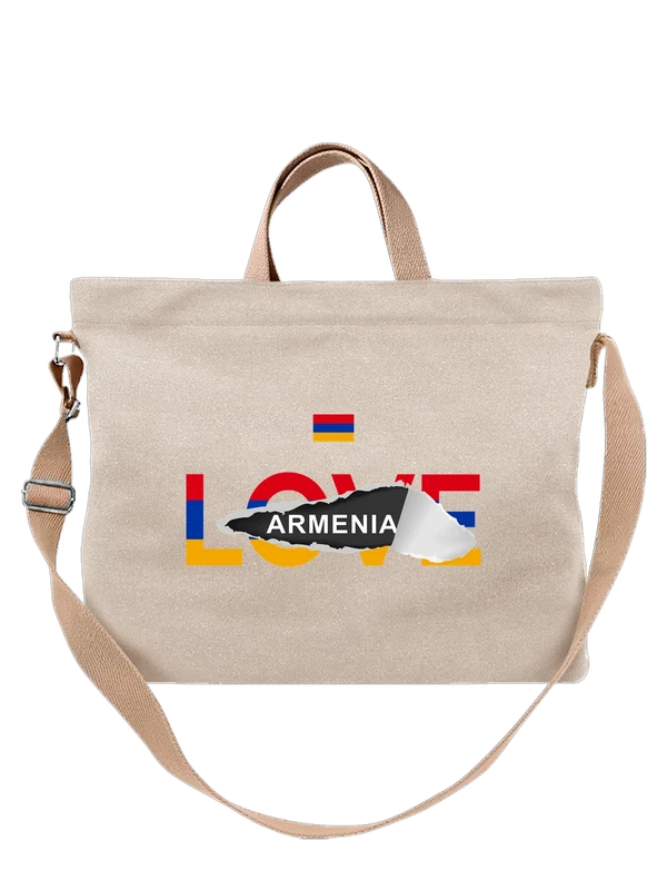 Сумка флаг Армении Armenia — Белая, фото 1