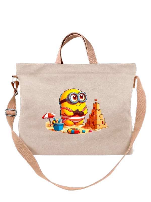 Сумка с Миньоном на пляже Minion — Белая, фото 1
