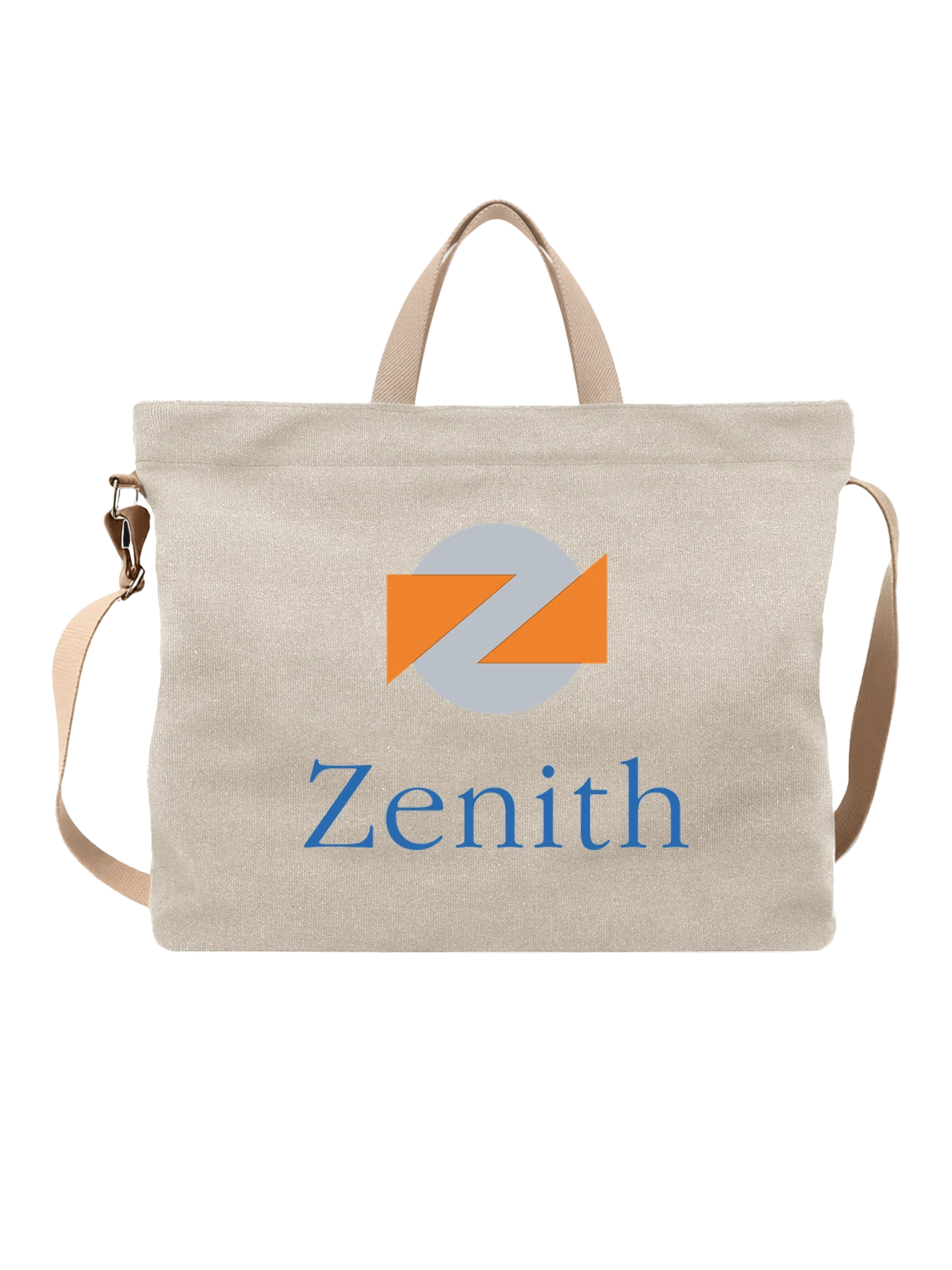 Сумка Zenith белая с принтом — механические хронографы — Белая, фото 1