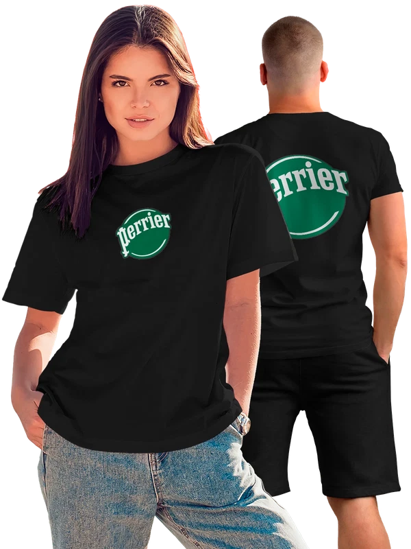 Футболка Perrier — Чёрная, фото 1