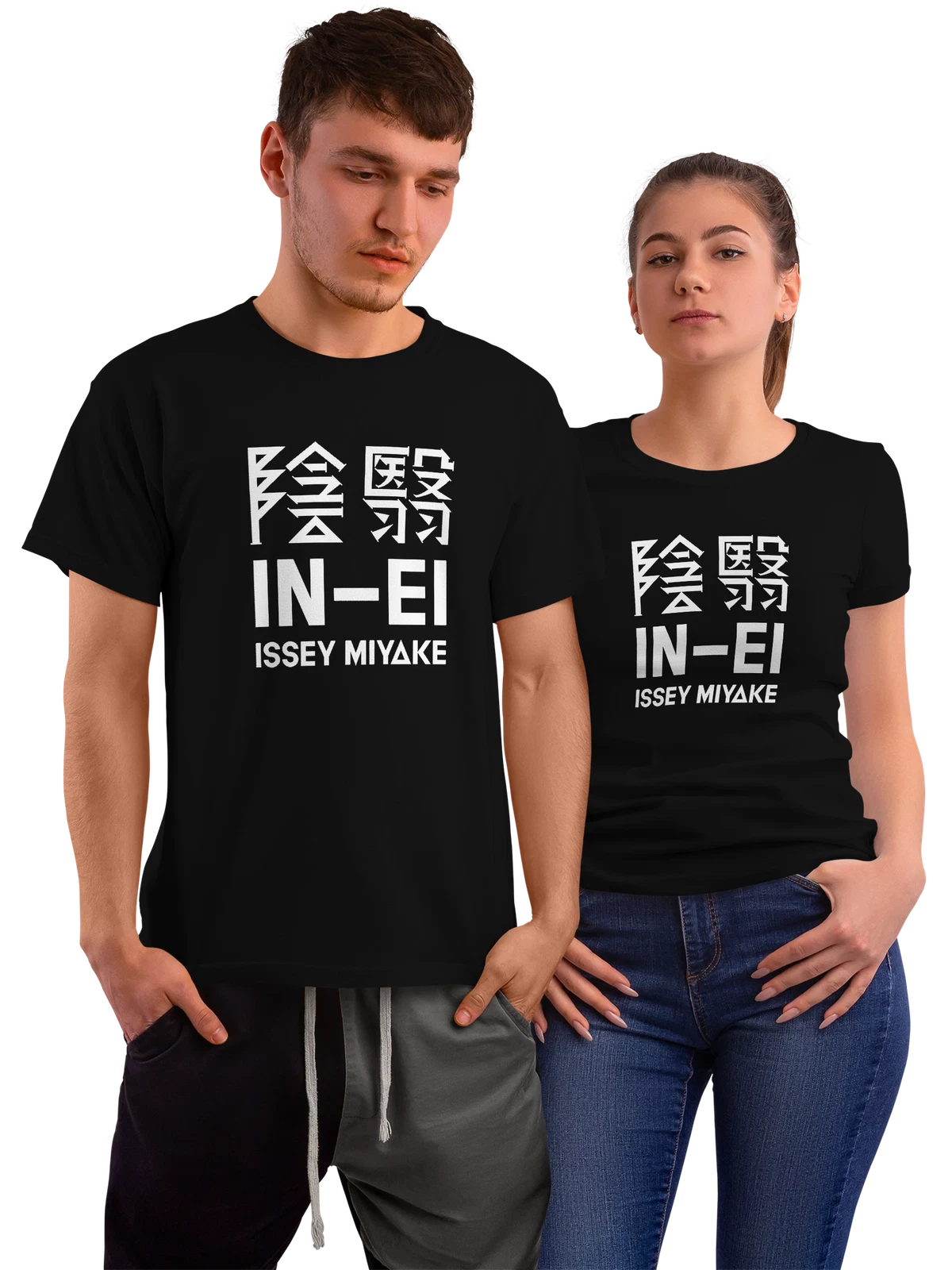 Футболка Issey Miyake чёрная с принтом — светильники и дизайн — Чёрная, фото 1