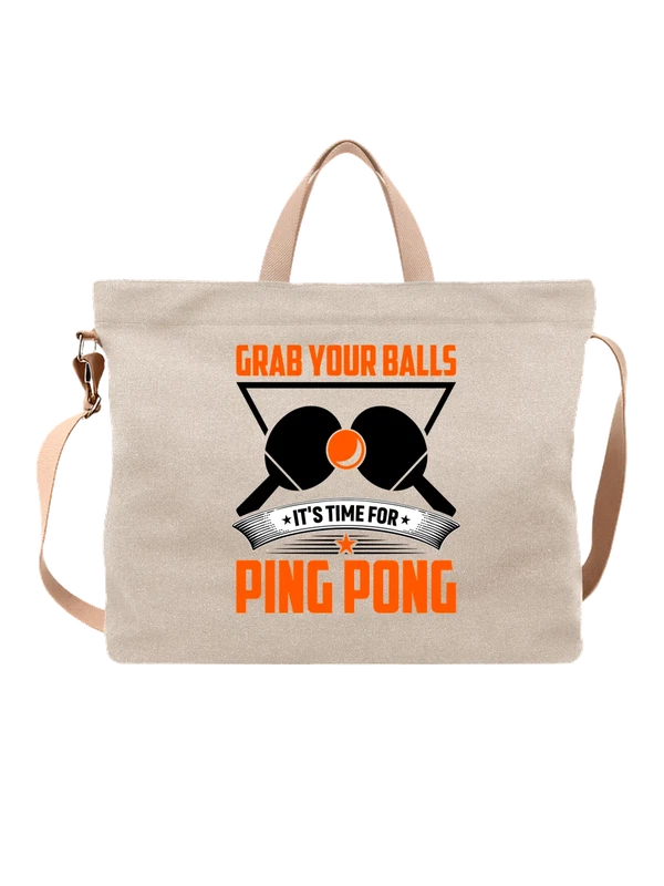 Сумка пинг понг ping pong — Белая, фото 1