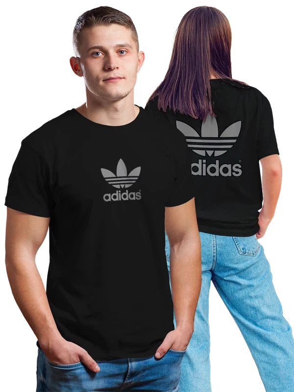 Футболка Adidas — Чёрная, фото 1