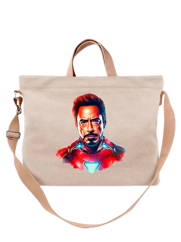 Сумка с Железным Человеком Iron Man Тони Старком Tony St — Белая, фото 1