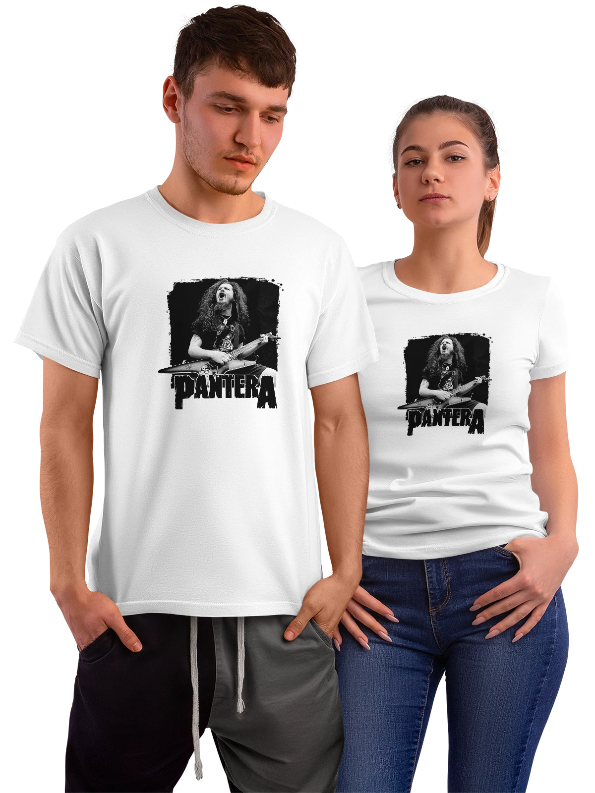 Футболка Pantera Даймбэг Даррелл белая с принтом — футболка подростку — Белая, фото 1
