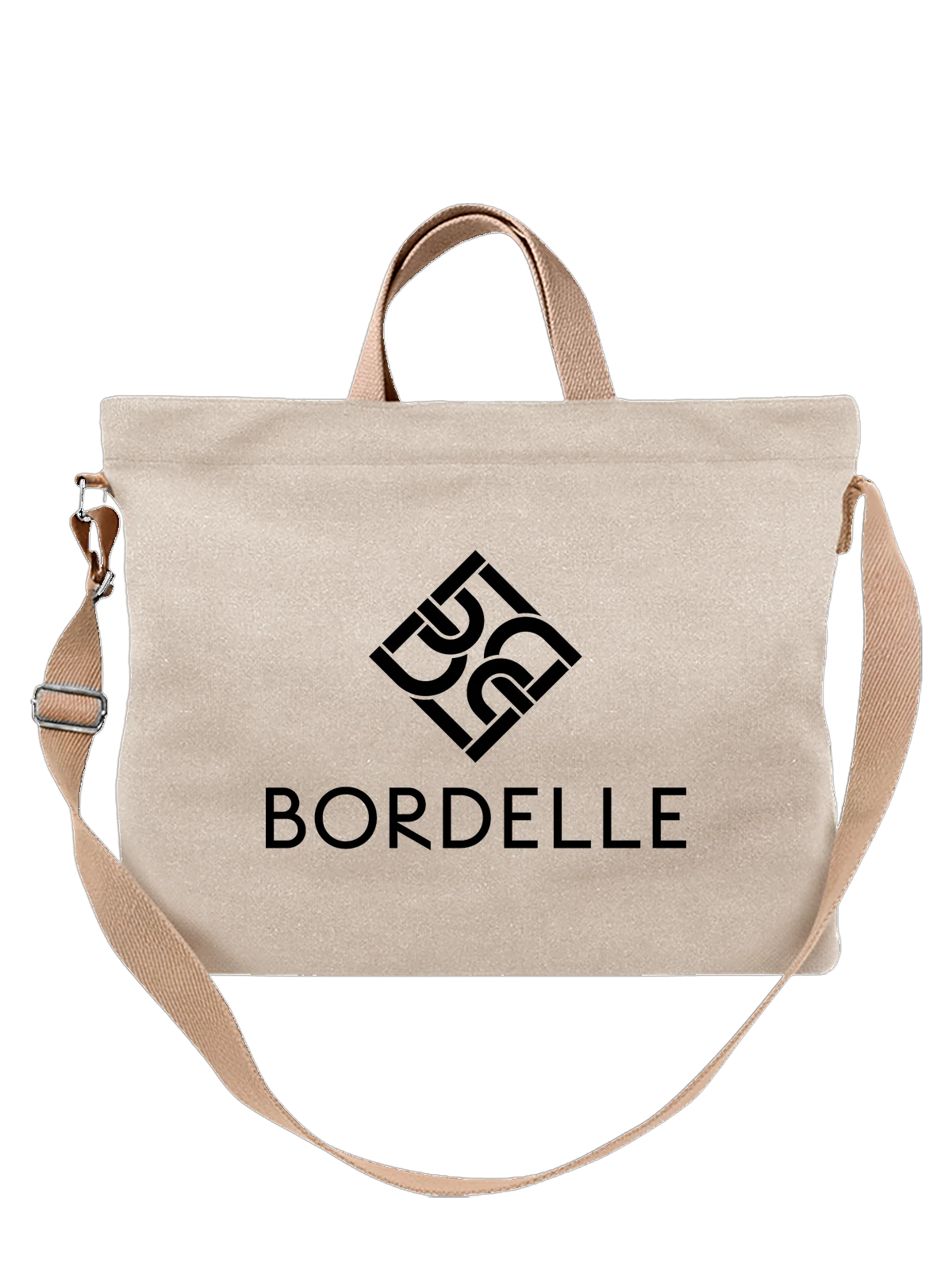 Сумка Bordelle белая с принтом — женские корсеты и портупеи — Белая, фото 1
