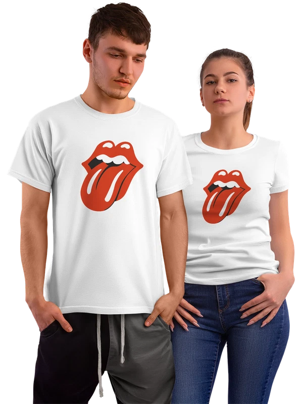 Футболка The Rolling Stone логотип — Белая, фото 1