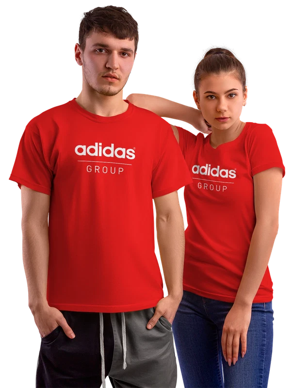 Футболка Adidas — Красная, фото 1