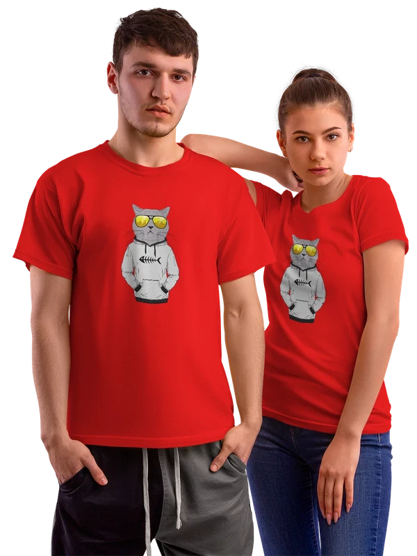 Футболка Британский короткошерстный — Красная, фото 1