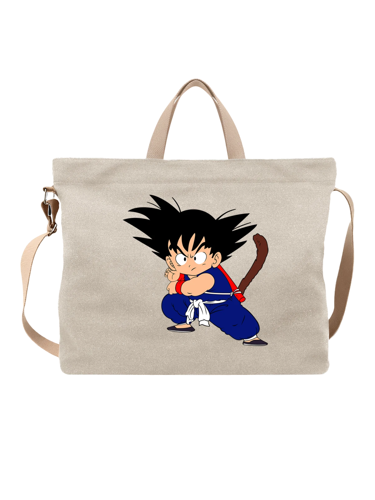 Сумка Драгон бол dragon ball белая с принтом — футболка подростку — Белая, фото 1