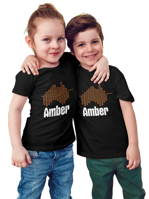 Футболка Amber — Чёрная, фото 1
