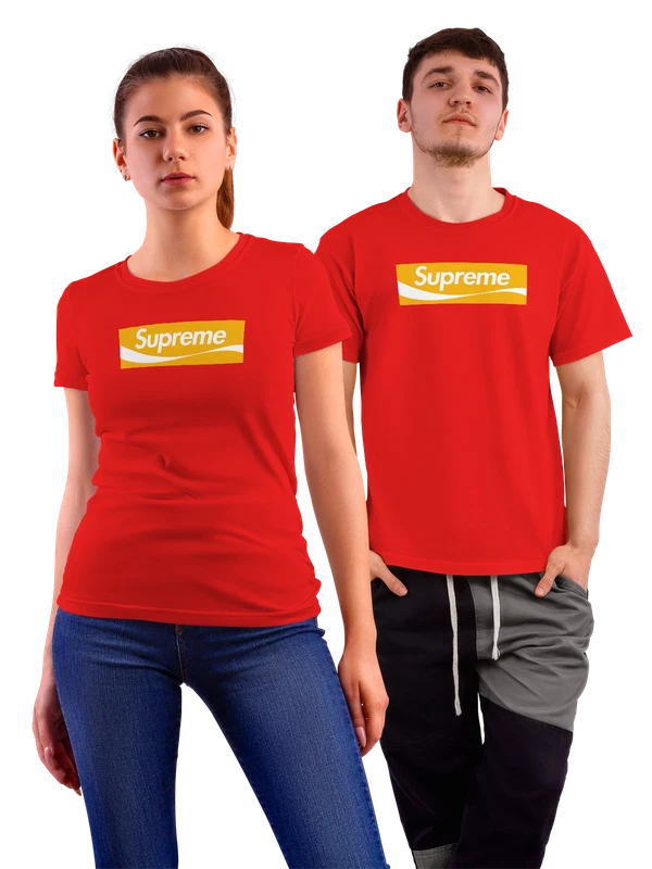 Футболка Supreme — Красная, фото 1