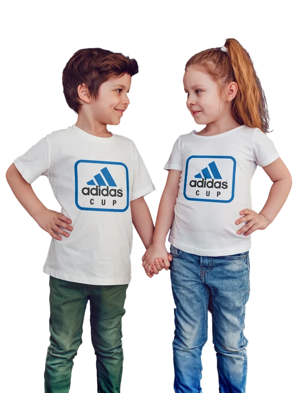 Футболка Adidas — Белая, фото 1