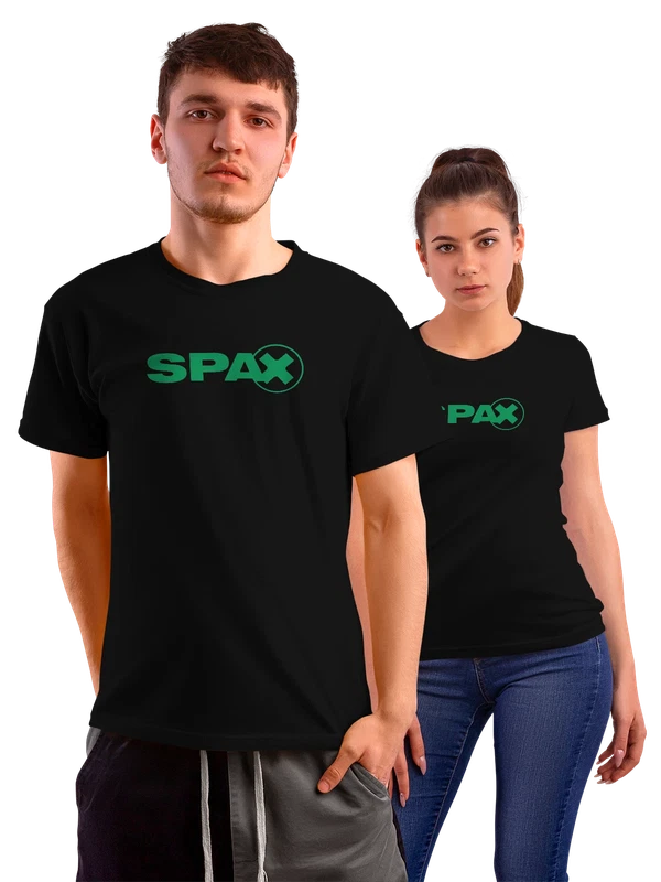 Футболка Spax — Чёрная, фото 1