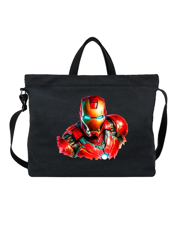 Сумка Железный Человек Iron Man — Чёрная, фото 1