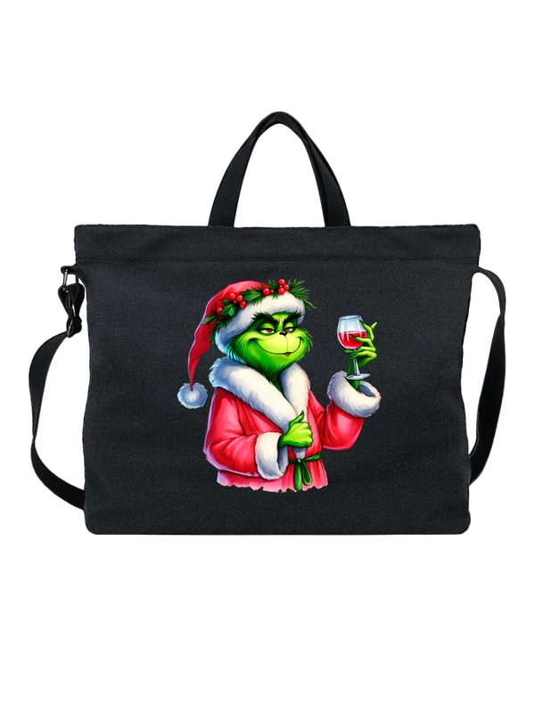 Сумка Гринч Grinch в колпаке — Чёрная, фото 1