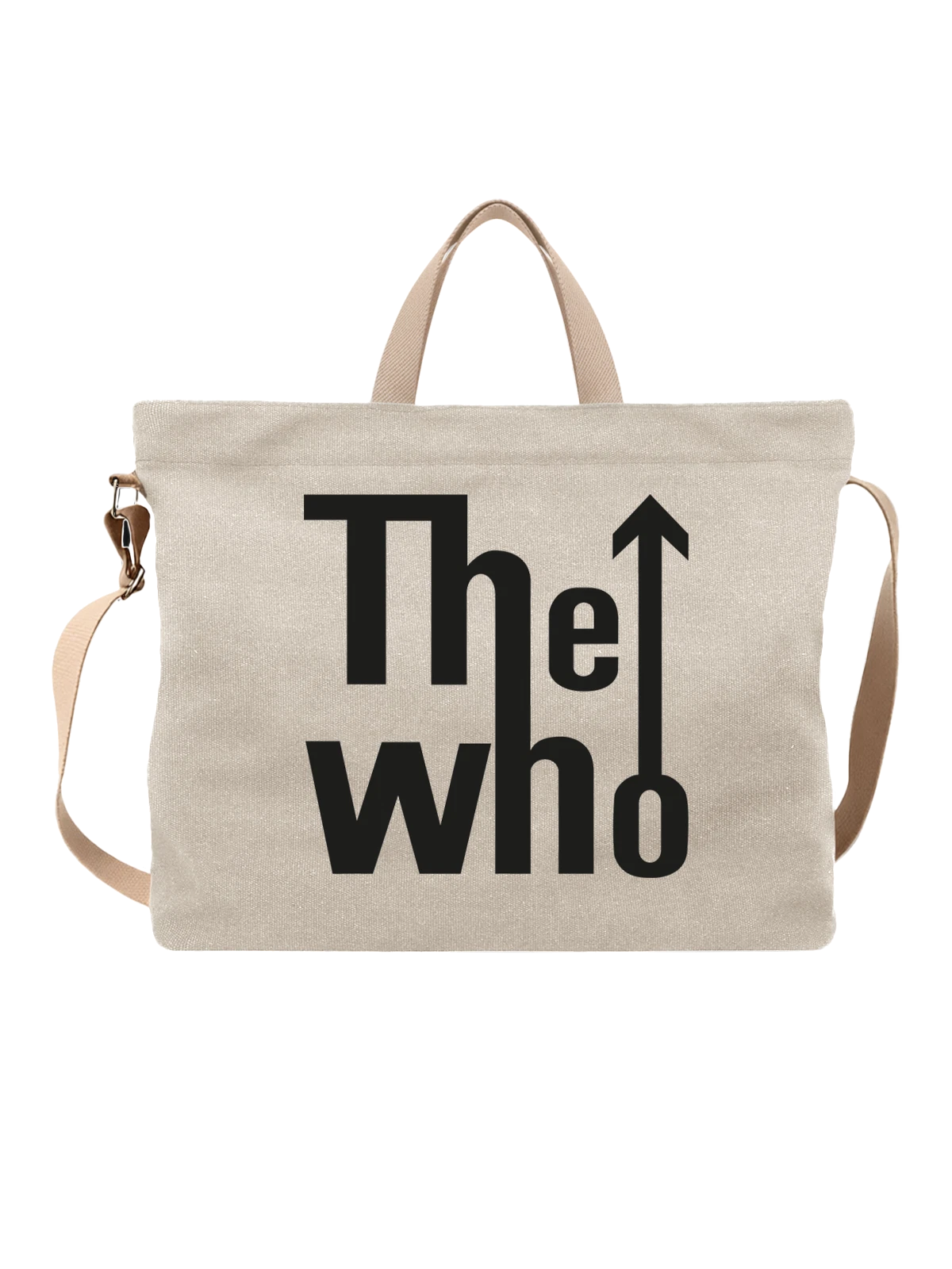 Сумка The who белая с принтом — принт для меломана — Белая, фото 1