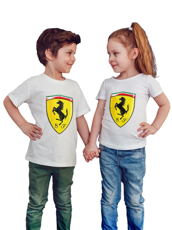 Футболка Ferrari — Белая, фото 1