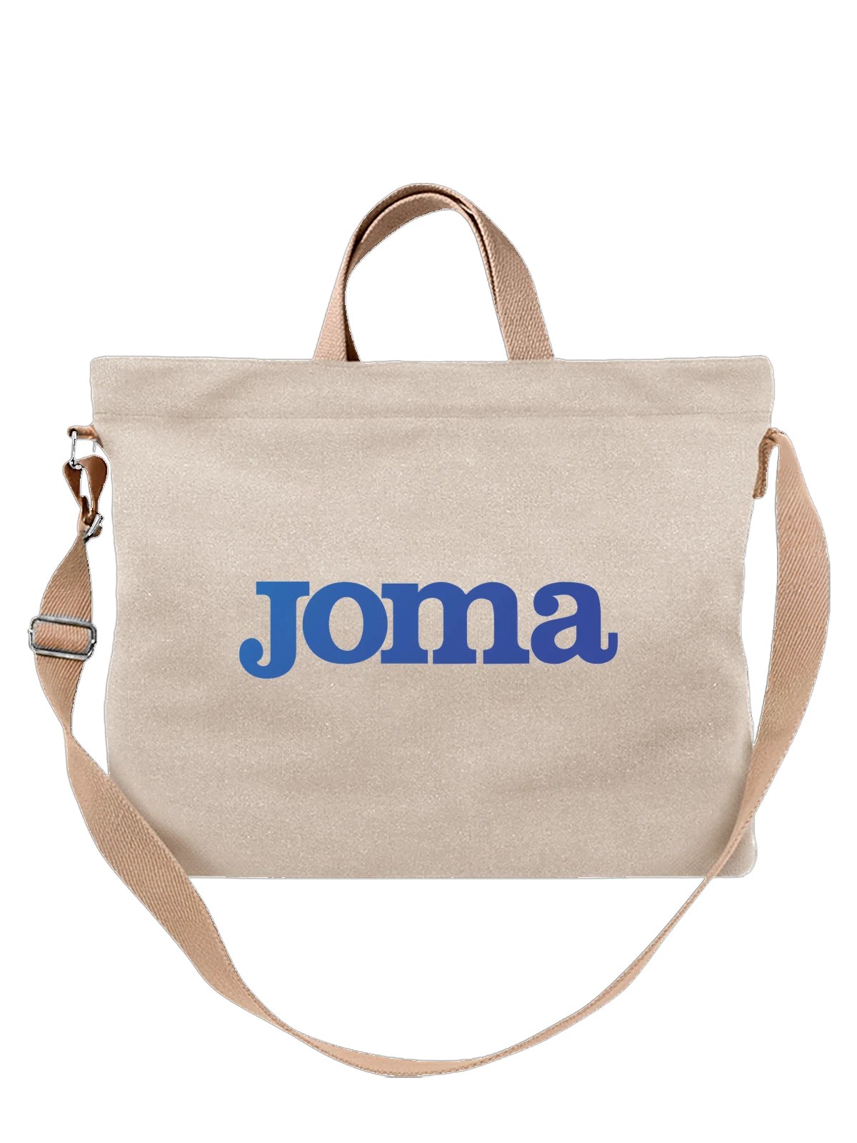 Сумка Joma белая с принтом — минималистичный принт — Белая, фото 1