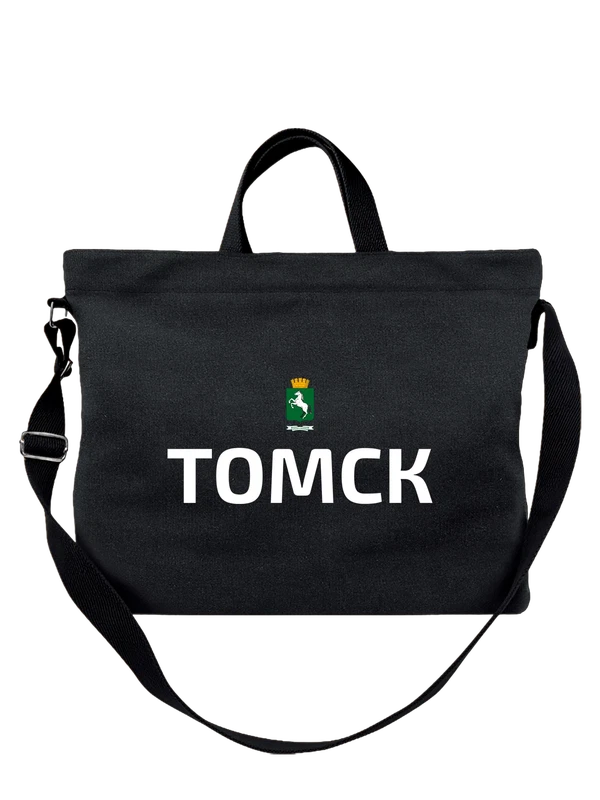 Сумка город Томск — Чёрная, фото 1