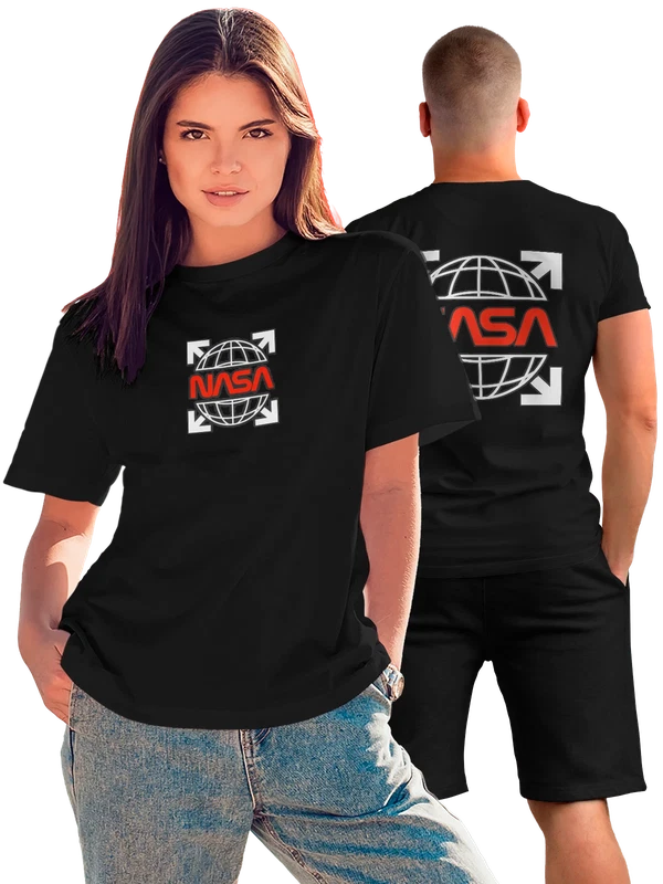 Футболка Nasa — Чёрная, фото 1