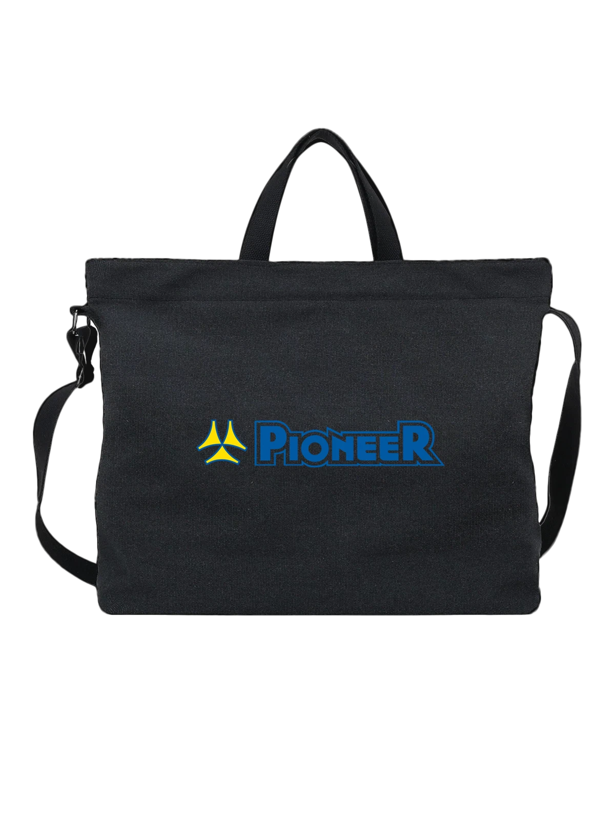 Сумка Pioneer чёрная с принтом — диджейское оборудование — Чёрная, фото 1