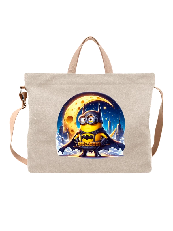 Сумка с Миньоном Minion Бэтменом Batman — Белая, фото 1