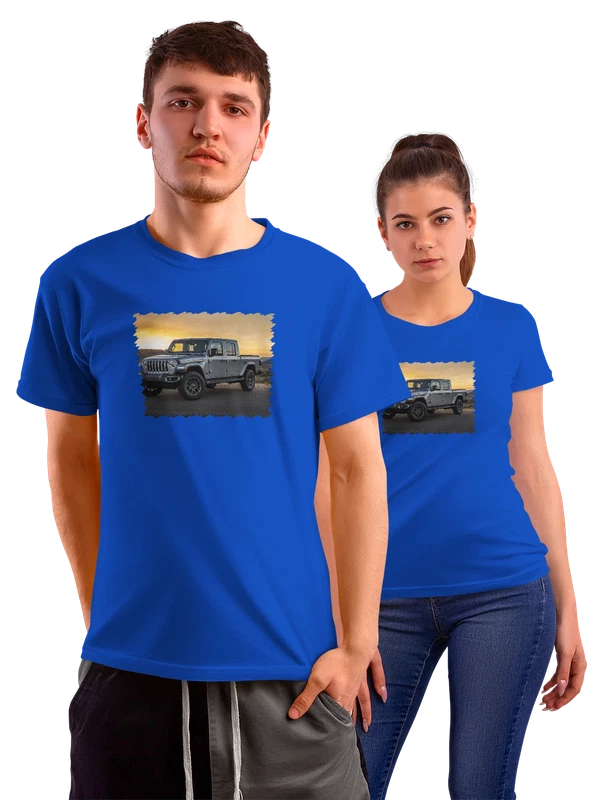 Футболка машина Jeep Gladiator Overland — Синяя, фото 1