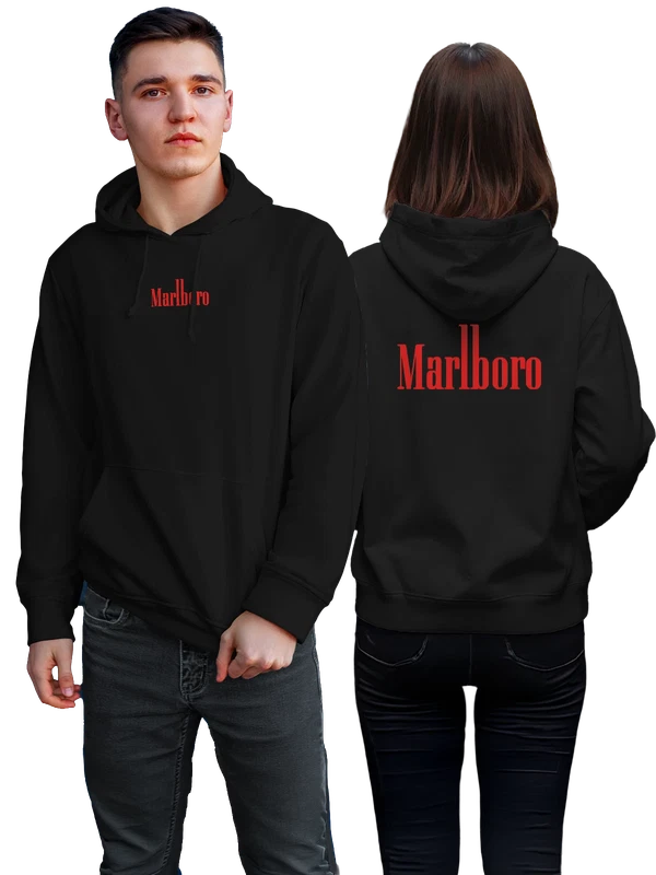 Худи Marlboro — Чёрная, фото 1