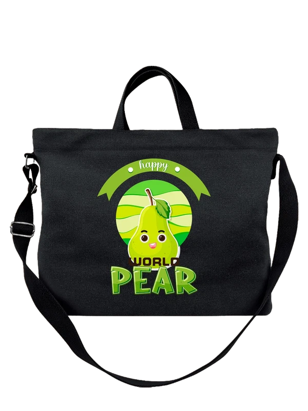 Сумка груша happy world pear — Чёрная, фото 1