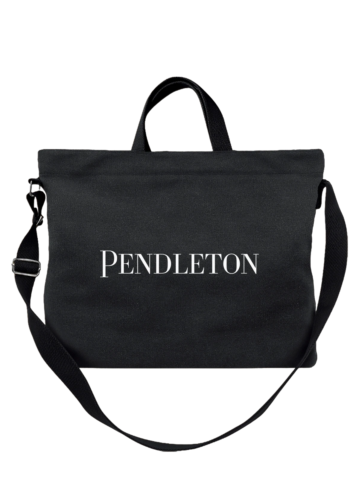 Сумка Pendleton чёрная с принтом — одежда в стиле вестерн — Чёрная, фото 1