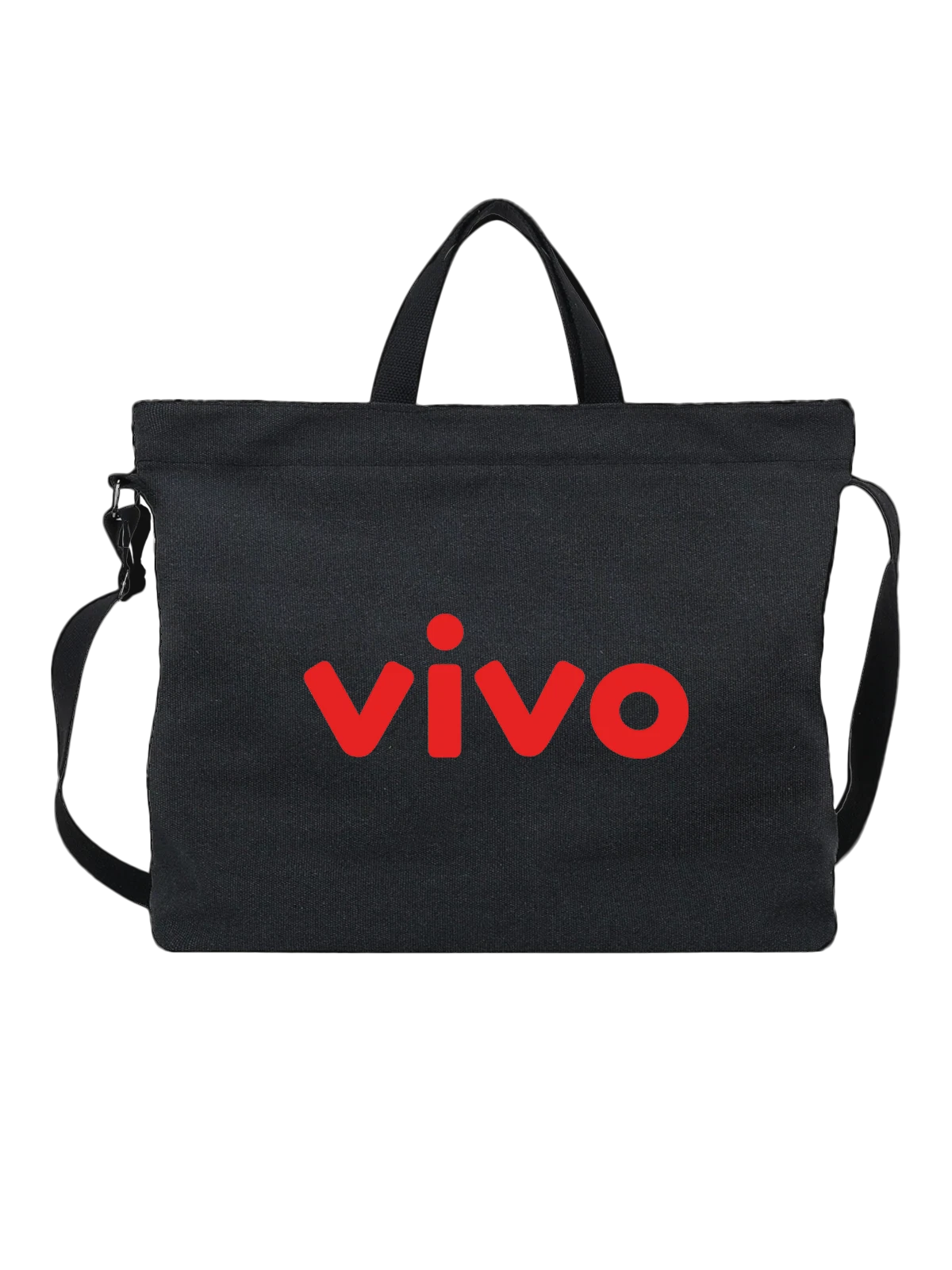 Сумка Vivo чёрная с принтом — IT принт — Чёрная, фото 1