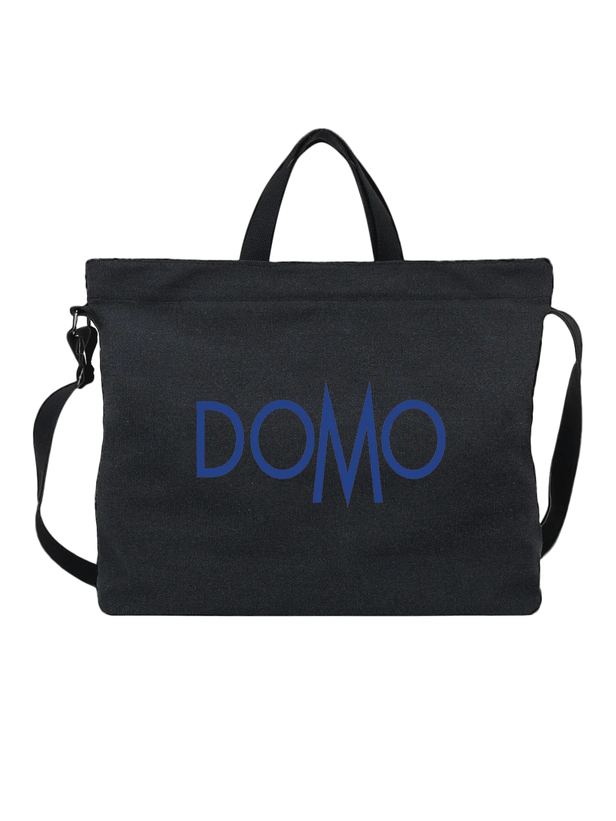 Сумка Domo чёрная с принтом — современная айдентика — Чёрная, фото 1