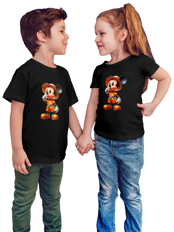 Футболка Микки Маус Mickey Mouse — Чёрная, фото 1