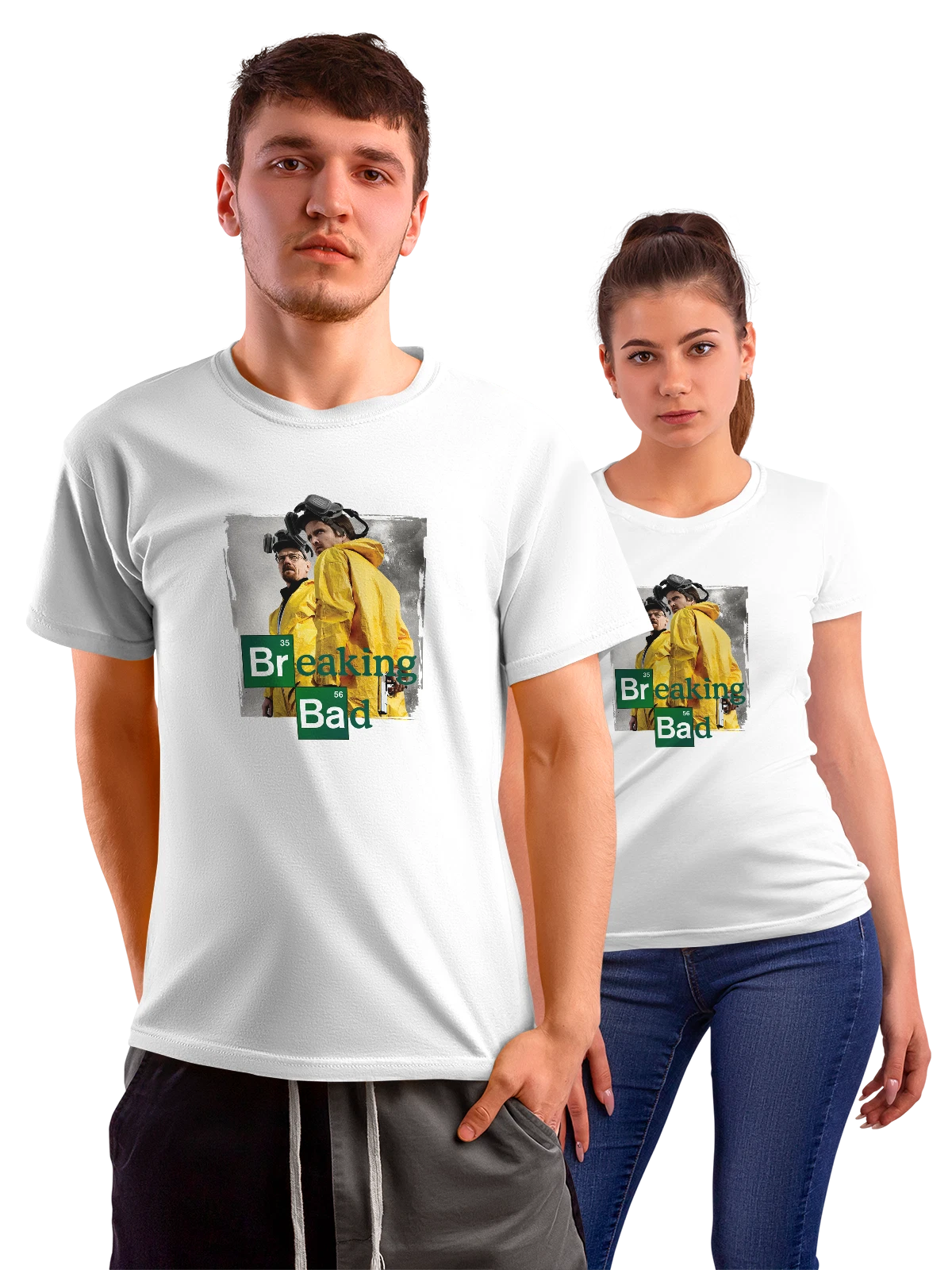 Футболка во все тяжкие Breaking Bad белая с принтом — футболка подростку — Белая, фото 1