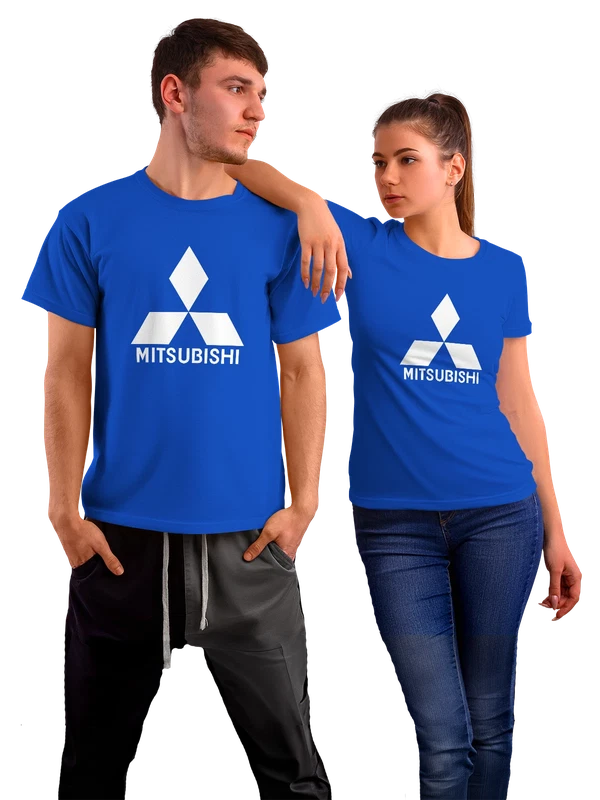 Футболка Mitsubishi — Синяя, фото 1