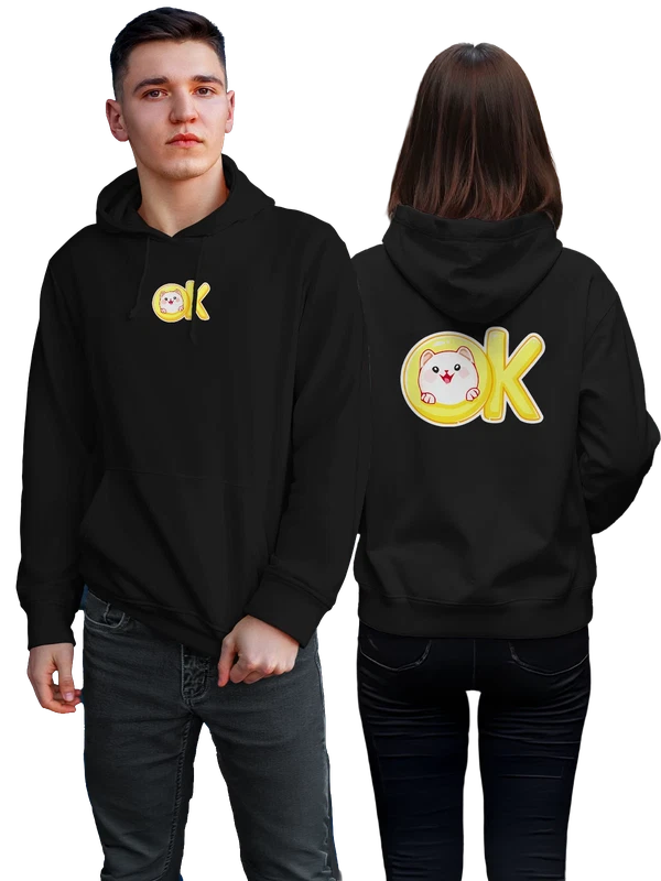 Худи кот ок — Чёрная, фото 1