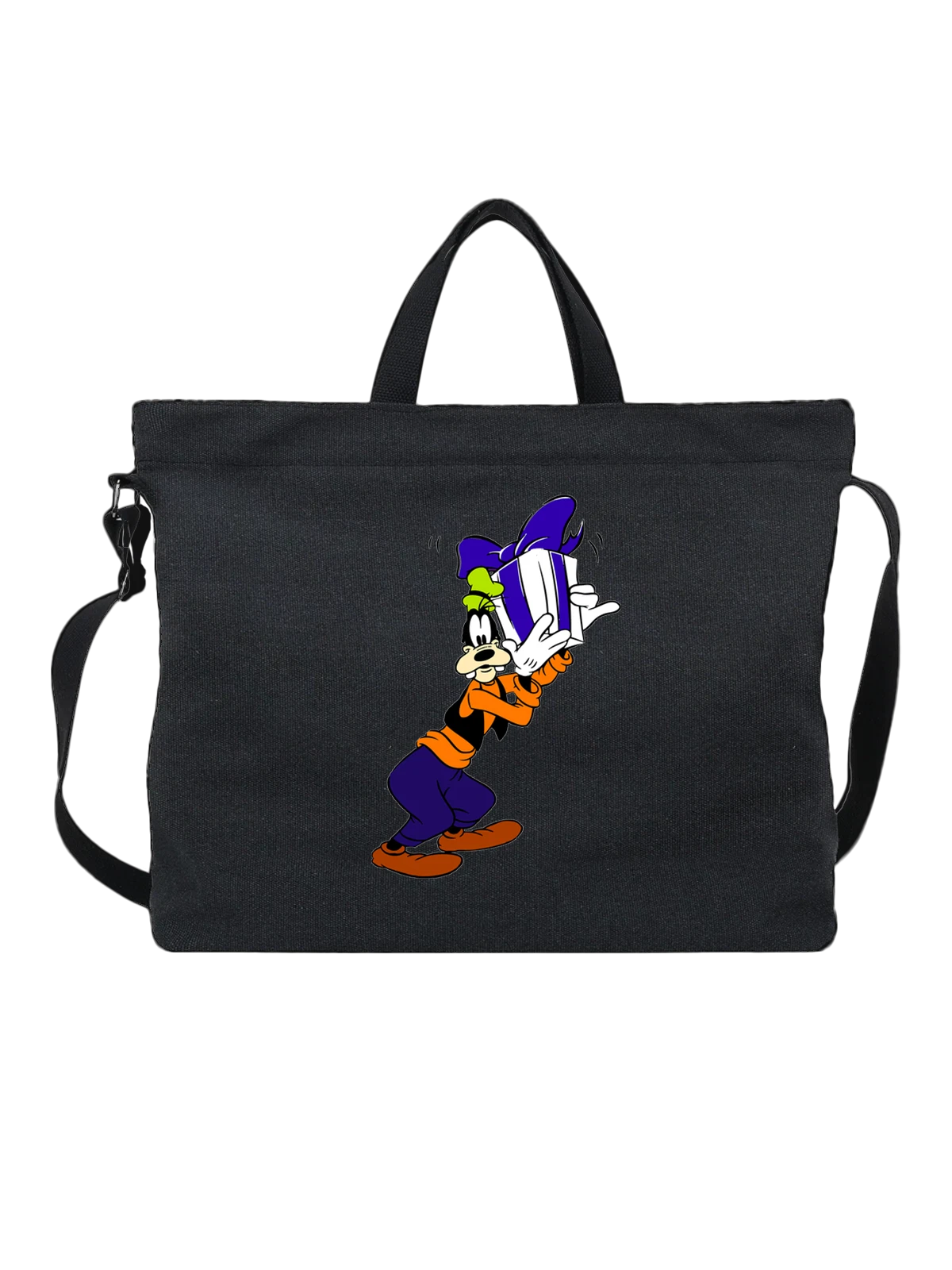 Сумка Микки мау Goofy Гуфи чёрная с принтом — Минни Маус — Чёрная, фото 1
