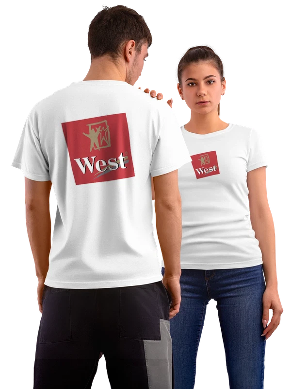 Футболка West — Белая, фото 1