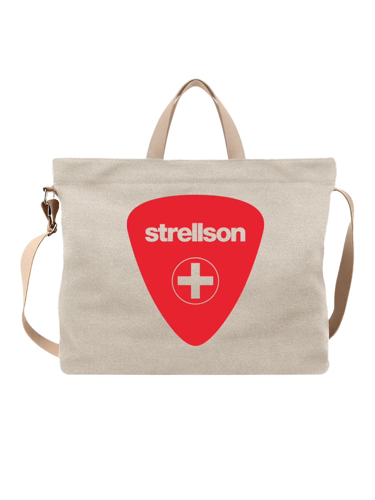 Сумка Strellson белая с принтом — деловой стиль — Белая, фото 1